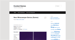 Desktop Screenshot of coolestgames.com